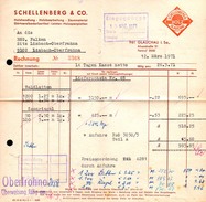 A8457 - Glauchau - Schellenberg & Co Holzhandlung - Rechnung 1971 Nach Limbach Oberfrohna - 1950 - ...