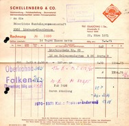 A8504 - Glauchau - Schellenberg & Co Holzhandlung - Rechnung 1971 Nach Limbach Oberfrohna - 1950 - ...