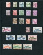 5380  TUNISIE   Collection*/°      1926-28   N°  120/30, 131/4, 137/44    TTB - Colecciones