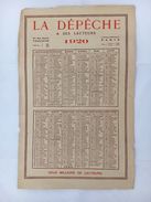 Calendrier La Dépêche - 1920 - Grossformat : 1901-20