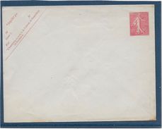 France Entiers Postaux - 10 C Semeuse Lignée - Enveloppe 147x112 Mm - Neuf - TB - Standard Covers & Stamped On Demand (before 1995)