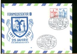 GERMANY - Ganzsachen - DANNENBERG FERNMELDESEKTOR - TELECOMUNICAZIONI - GUERRA ELETTRONICA - Covers - Mint