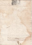 Manuscrit 4 Pages Cachet Généralité LIMOGES Un Sol 4 Deniers1709 Haute Vienne - Seals Of Generality