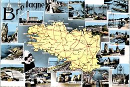 Carte Géographique - Bretagne - Landkarten