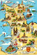 Carte Géographique - Normandie Le Cotentin - Landkarten