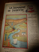 1949 LSDS: La Leçon De L'ARAIGNEE ; Les Aventures De Jaunet De Zillebeke ; Etc - La Semaine De Suzette