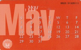 United Arab Emirates, AE-ETI-CHP-0086, Calendars, May (C/N "9923"), 2 Scans. - Emirati Arabi Uniti