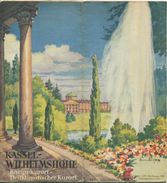Deutschland - Kassel-Wilhelmshöhe 1939 - Faltblatt Mit 10 Abbildungen Grosser Lageplan Und Titel Heinrich Dietzsch - Bei - Toeristische Brochures