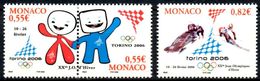 MONACO 2006 Mint MNH** Winter Olympic Games Torino 2006 JO Olympics Jeux Olympiques D'Hiver - Invierno 2006: Turín