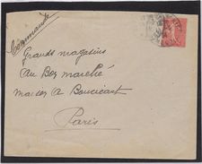 France Entiers Postaux - 50 C Semeuse Lignée - Enveloppe 147x112 - TB - Standard- Und TSC-Briefe (vor 1995)