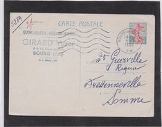 France Entiers Postaux - Semeuse Lignée De Piel - Carte Postale - TB - Cartoline Postali E Su Commissione Privata TSC (ante 1995)