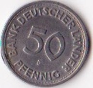 R.F.A. Pièce De 50 Pfennig 1949 (Bank Deutscher Lander) - 50 Pfennig