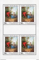 Czech Republic - 2017 - Art On Stamps - Norbert Grund - The Tempter - Mint Miniature Stamp Sheet - Neufs