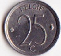 Belgique Pièce De 25 Centimes  Baudoin 1er En Néerlandais 1964 - 25 Cents