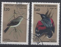 Andorra Francesa U 294/295 (o) Usado. 1981 - Used Stamps