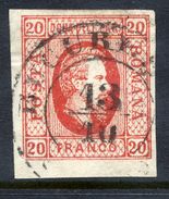 ROMANIA 1865 Prince Cuza 20 Para Used.   Michel 13x - 1858-1880 Moldavia & Principado