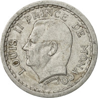 Monnaie, Monaco, Louis II, Franc, Undated (1943), Poissy, TTB, Aluminium - 1922-1949 Luigi II