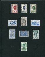 5393  TUNISIE   Collection*    1950-52   N°346/52, 354/5, 358     TTB - Sammlungen
