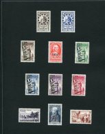 5394  TUNISIE   Collection*    1952-55   N°353, 356/7, 359/65, 388    TTB - Colecciones