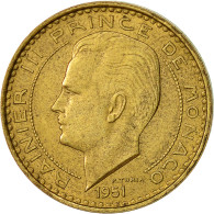 Monnaie, Monaco, Rainier III, 10 Francs, 1951, TTB, Aluminum-Bronze, KM:130 - 1949-1956 Franchi Antichi