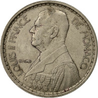 Monnaie, Monaco, Louis II, 20 Francs, Vingt, 1947, Poissy, TTB, Copper-nickel - 1922-1949 Louis II