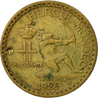 Monnaie, Monaco, Louis II, 2 Francs, 1926, Poissy, TTB, Aluminum-Bronze, KM:115 - 1922-1949 Louis II.