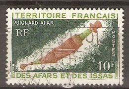 AFARS  ET  ISSAS   -  1970 .  Y&T N° 357 Oblitéré.   Poignard Afar - Used Stamps