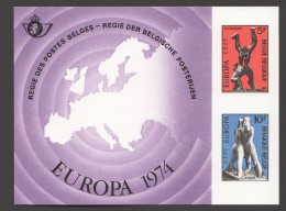 1974   Europa  Feuillet De Luxe    COB  1714-5 - Deluxe Sheetlets [LX]