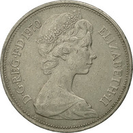 Monnaie, Grande-Bretagne, Elizabeth II, 10 New Pence, 1970, TTB, Copper-nickel - 10 Pence & 10 New Pence