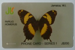 Jamaica - GPT - JAM-8D - 8JAMD - Papilio Homerus - $200 - Used - Jamaïque