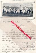 51-CAMP CHALONS SUR MARNE- RARE LETTRE 31 MAI 1903- 27E REGIMENT INFANTERIE-PHOTO LOCART-83 RUE CHALONS-LIBRAIRIE GUERIN - Documenti Storici