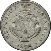 Monnaie, Costa Rica, 5 Centimos, 1958, TTB+, Stainless Steel, KM:184.1a - Costa Rica