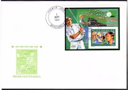 Congo Brazaville 1991, Sport, Golf, BF IMPERFORATED In FDC - FDC