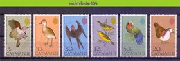 Mza059 FAUNA VOGELS EEND PAPEGAAI PARROT DUCK ENTE BIRDS VÖGEL AVES OISEAUX CAYMAN ISLANDS 1975 PF/MNH - Collections, Lots & Series