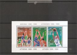 Basket -Ball ( BF 6 XXX -MNH- De Grèce) - Basketball