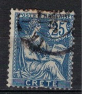 CRETE             N°  YVERT     9  (1)         OBLITERE       ( O   2/04 ) - Used Stamps