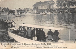 Régates Internationales De Cluysen- Terdonk   25-05-1911  Le Steamer Des Arbitres De La Course Roeiwedstrijd     I 1644 - Gent