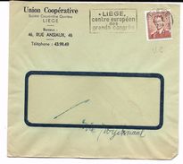 U.C.  Op Boudewijn/Marchand 2,50  Fr  1958  Liège  Union Coopérative - 1951-..