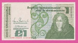 IRLANDE REPUBLIQUE - 1 Pound Du 01 11 1979 - Pick 70 B - Ierland