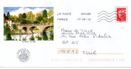 Entier Postal PAP Local Personnalisé Haute Vienne Solignac Le Vieux Pont Sur La Briance Au Vigen - PAP : Bijwerking /Lamouche