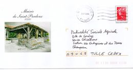 Entier Postal PAP Local Personnalisé Haute Vienne Saint Pardoux La Halle - PAP: Aufdrucke/Lamouche