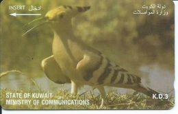 Oiseau Bird Télécarte Koweit Animal Phonecard  (D 177) - Koweït