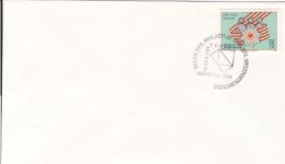 67080- TURKISH POLICE ANNIVERSARY STAMP ON COVER, HAMBURG PHILATELIC EXHIBITION SPECIAL POSTMARK, 1984, TURKEY - Lettres & Documents