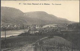 N° 19 - Les Deux Seyssel Et Le Rhône (carte Neuve - Verte) - Seyssel
