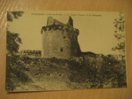 TONQUEDEC Le Grand Donjon Et Les Remparts Chateau Castle Post Card COTES D'ARMOR France - Tonquédec