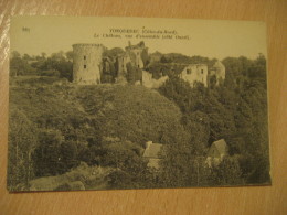 TONQUEDEC Chateau Castle Post Card COTES D'ARMOR France - Tonquédec