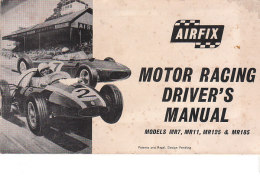 C2142 - MOTOR RACING DRIVER'S MANUAL AIRFIX - AUTOMOBILISMO MANUALE - Road Racing Sets