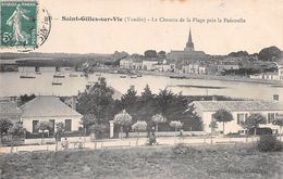 Saint Gilles Croix De Vie     85     Le Chemin De La Plage       (voir Scan) - Saint Gilles Croix De Vie