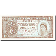 Billet, Hong Kong, 1 Cent, 1961, 1971-1981, KM:325b, NEUF - Hong Kong