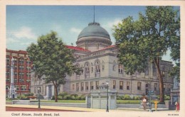 Indiana South Bend Court House Curteich - South Bend